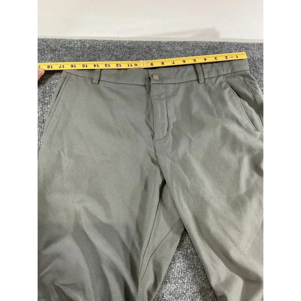 Nike Golf Dri Fit Pants Mens 34x34 Gray Modern Fit Performance Stretch Athletic